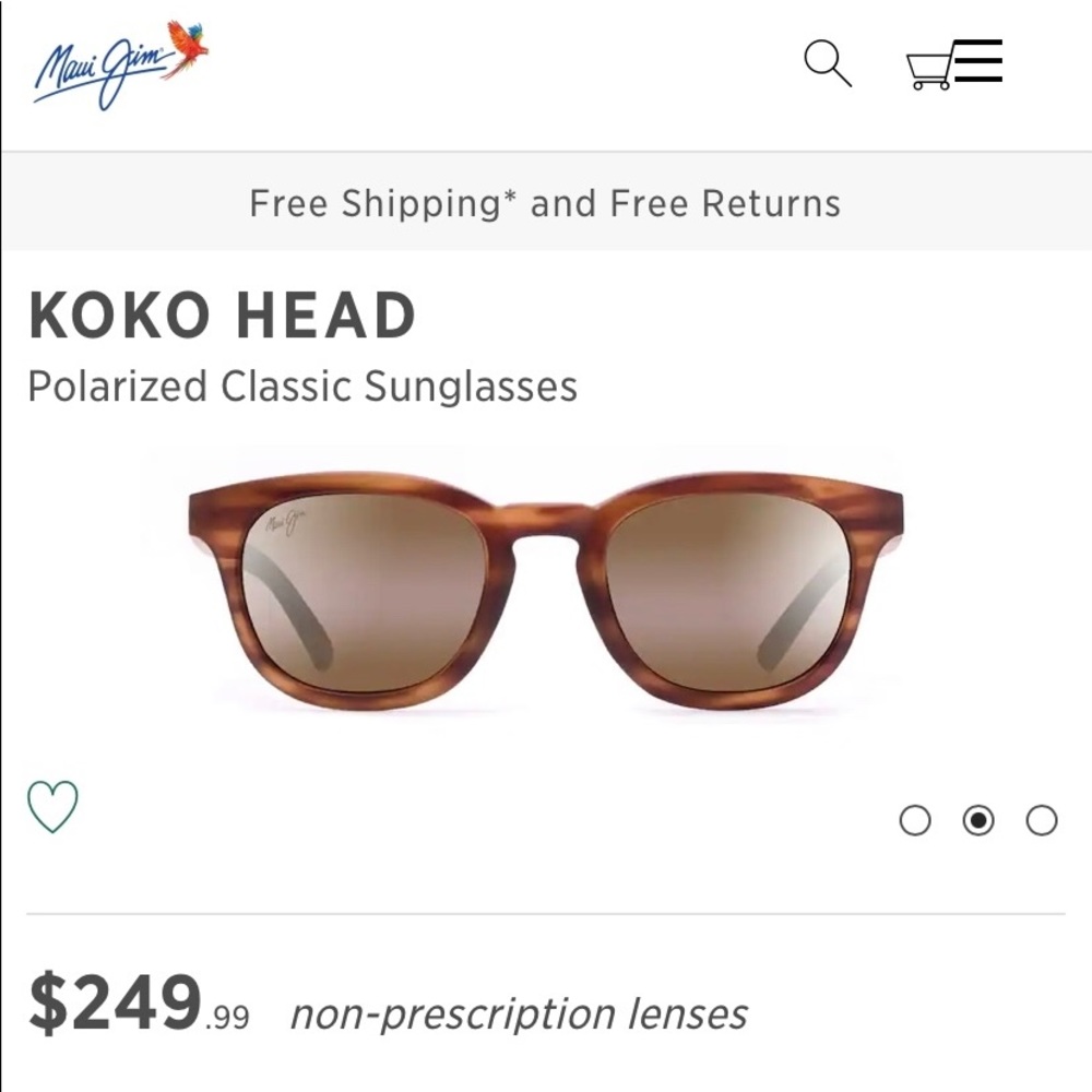 Womens Maui Jim Sunglasses